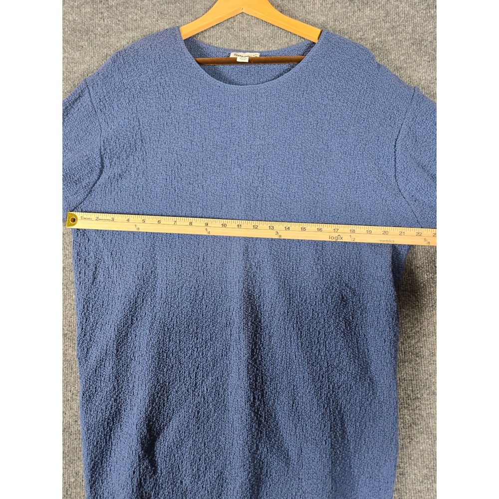SPUNKY made in USA Textured Knit Short Sleeve Top Women's Large - Picture 4 of 7